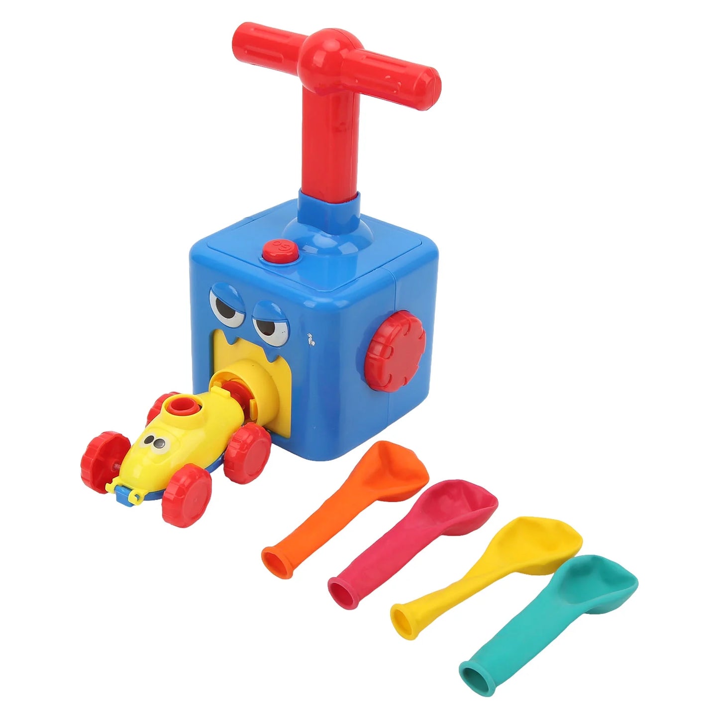 Air Powered Balloon Car Press Inertia Car Cartoon for Kids - Evergreen Toy Store