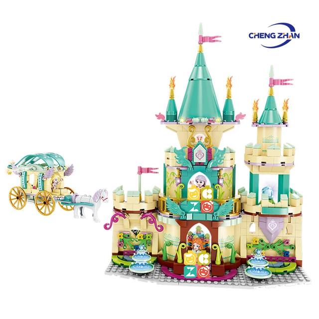 Princess castle building blocks sales