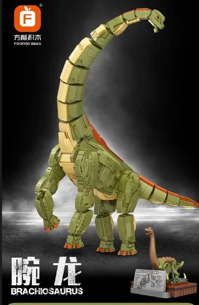 Brachiosaurus Dinosaur Building Blocks Set - Evergreen Toy Store