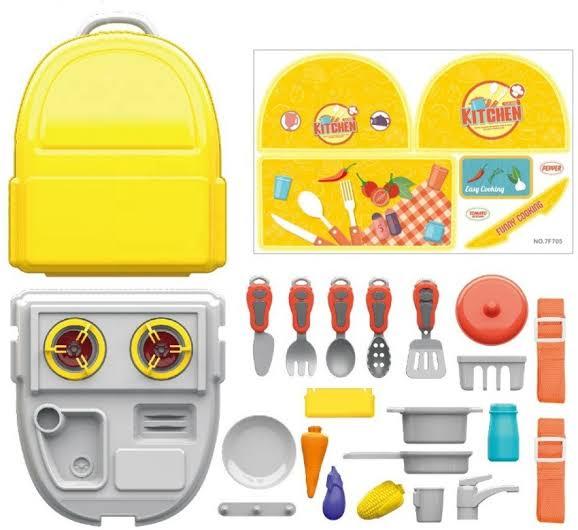 Little Chef Backpack Kitchen Set - Evergreen Toy Store