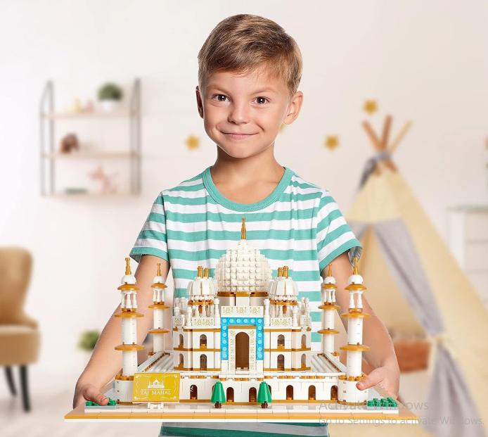 Taj Mahal Building Blocks Architecture | 2012PCS - Evergreen Toy Store