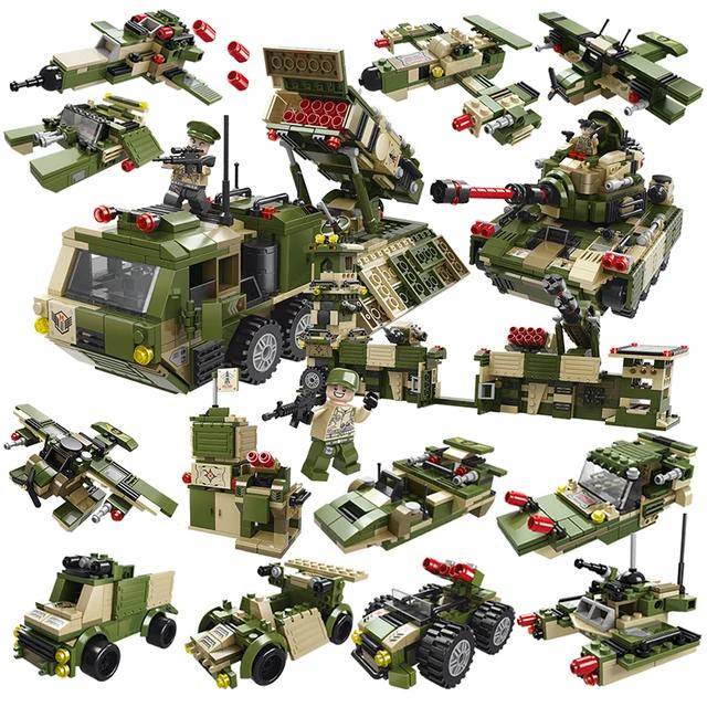 Missile Launcher Long Range Rockets 8in1 Building Blocks | 845PCS - Evergreen Toy Store