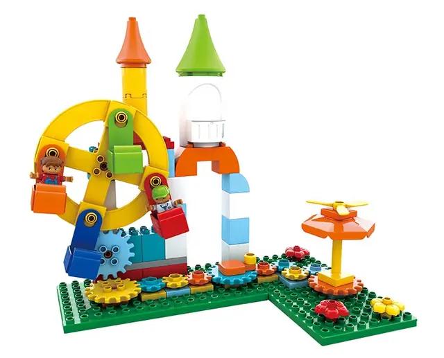 Kids DIY Educational Playing interlocking Toy Blocks Paradise Series - Evergreen Toy Store