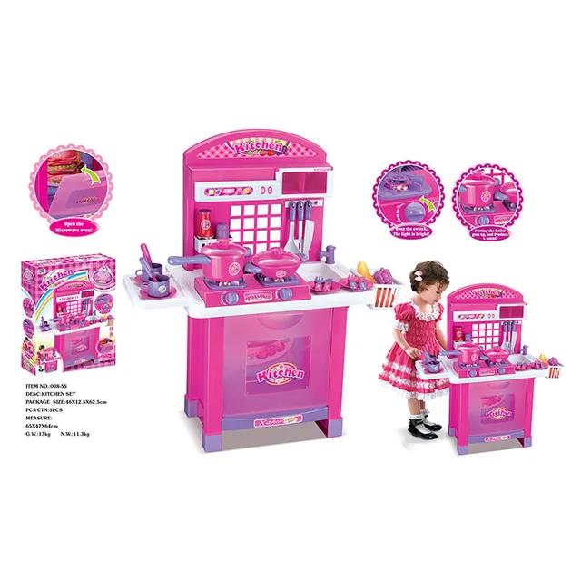 Kitchen Set with Light, Sound, Utensils & Play Food - Evergreen Toy Store
