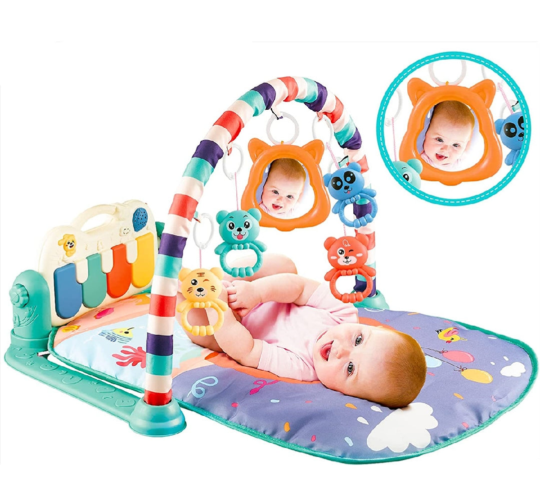 Evergreen Baby Tummy Time Activity Play Mat with Interactive Music Keyboard - Evergreen Toy Store