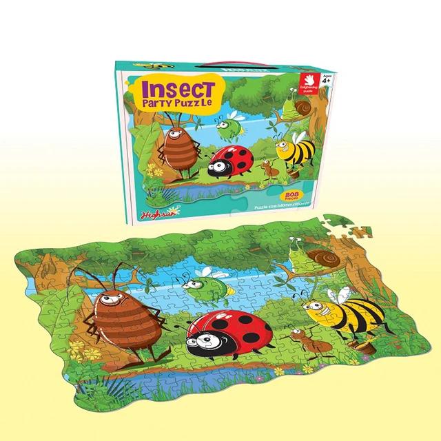 208pcs Puzzle DIY Jigsaw Puzzle Toy Set Educational Toys Puzzle for Kids - Evergreen Toy Store