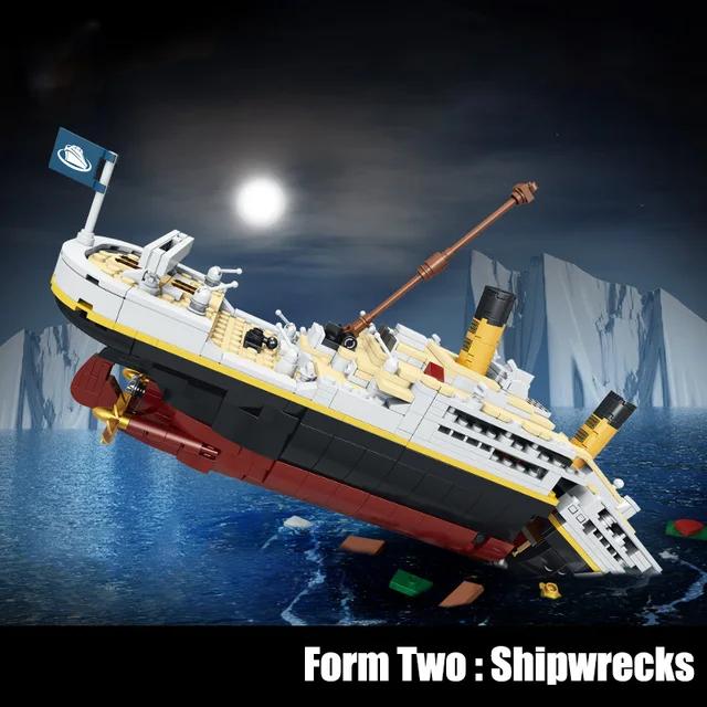 Titanic Cruise Ship 2 in 1  Building Blocks Set - Evergreen Toy Store