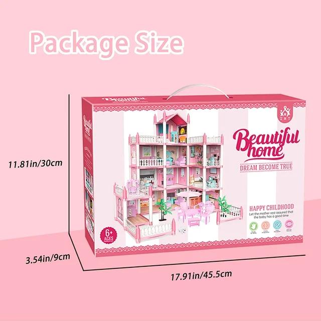Beautiful DreamHouse, Doll House Playset with 170+ Accessories - Evergreen Toy Store