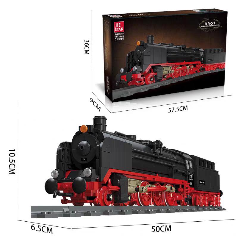 Hogwarts Express BRO1 Steam Locomotive Train Model Building Block - Evergreen Toy Store