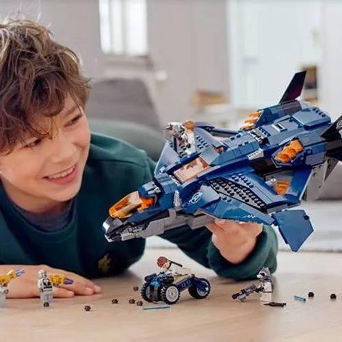 Avenger Fighter Heli Carrier Building Blocks Kit - Evergreen Toy Store