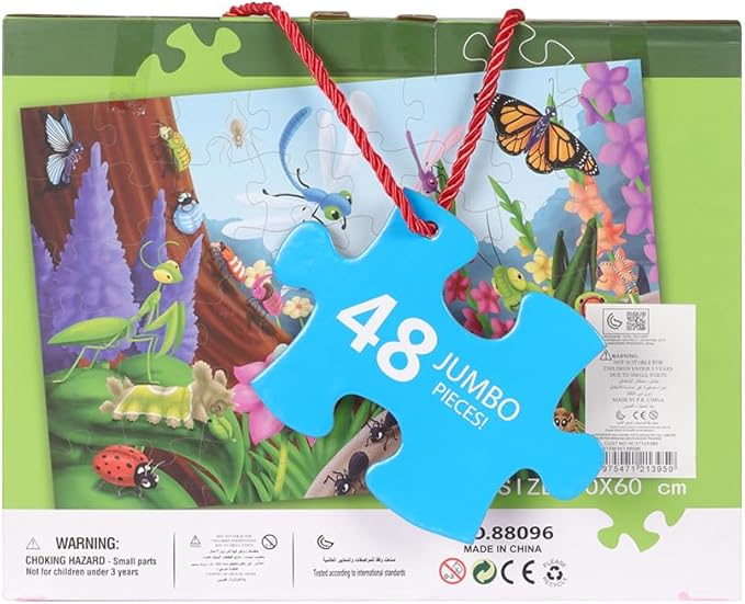 48pcs Jumbo Floor Puzzle DIY Educational Toys Puzzle for Kids - Evergreen Toy Store