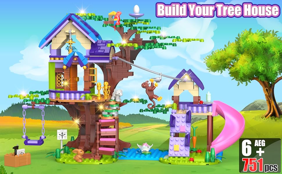 Tree house Building Blocks Set - Evergreen Toy Store