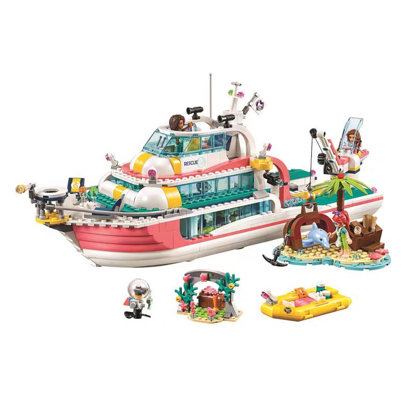 Friends Rescue Mission Boat Building Blocks - Evergreen Toy Store