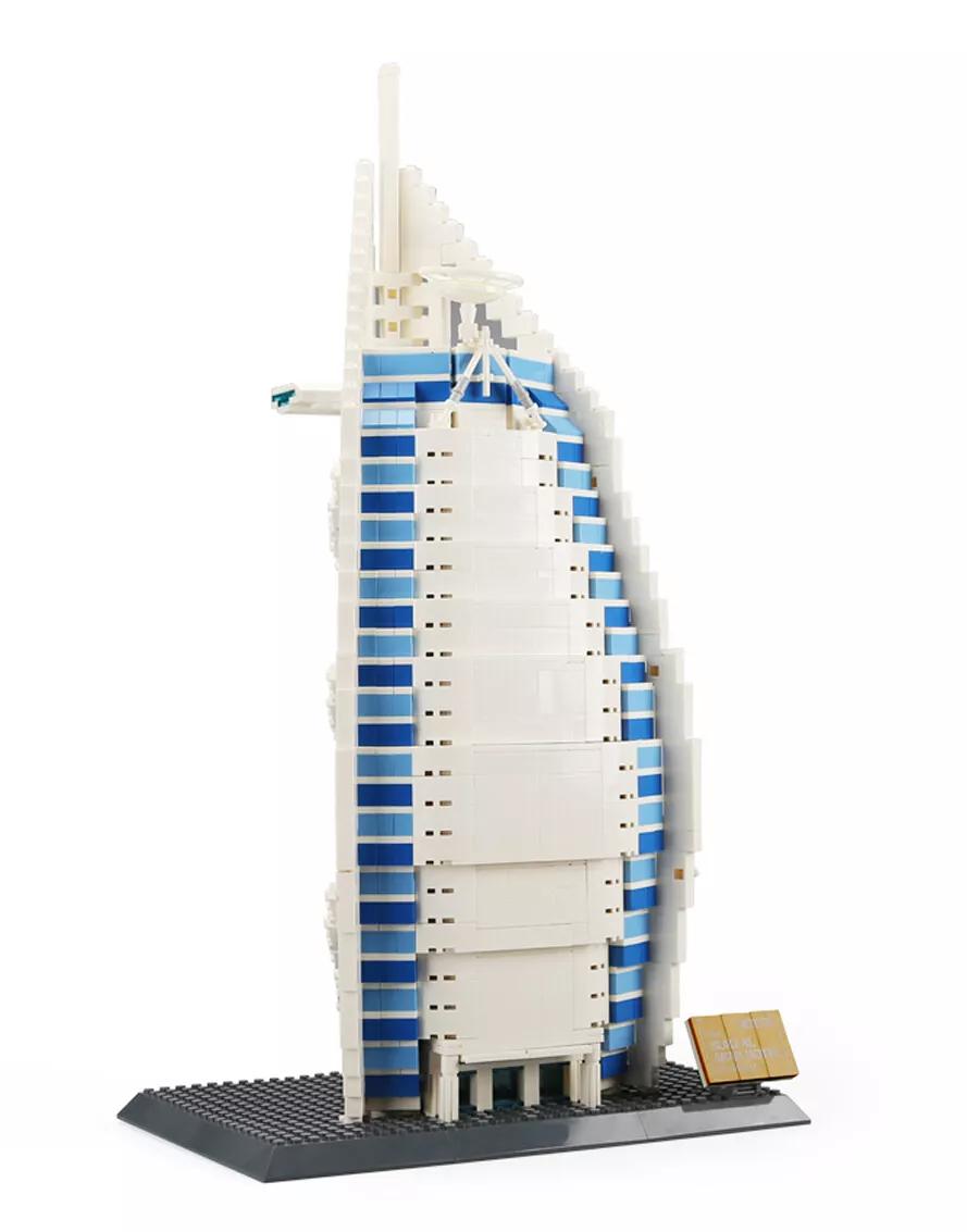 Burj Al Arab Hotel Construction Building Blocks For Boys & Girls (2280PCS) - Evergreen Toy Store