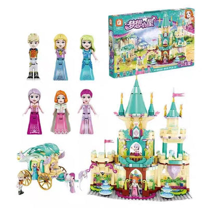 Cinderella Castle Building Blocks - Evergreen Toy Store