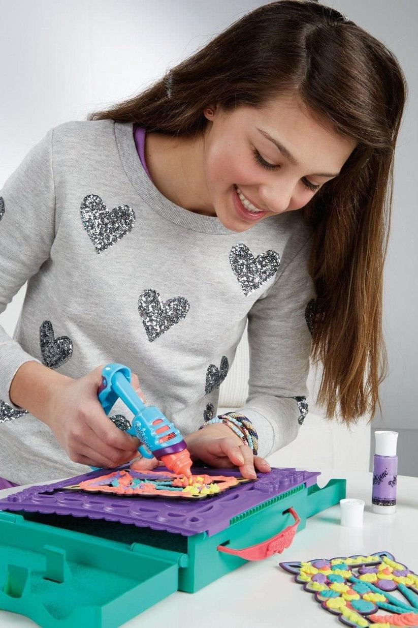 Play-Doh DohVinci Art Studio Easel & Storage Case - Evergreen Toy Store