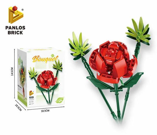 Brick Flower Bouquet Building Kit-Panlos - Evergreen Toy Store