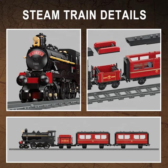 The GWR Steam Train Model Building Block Set - Evergreen Toy Store