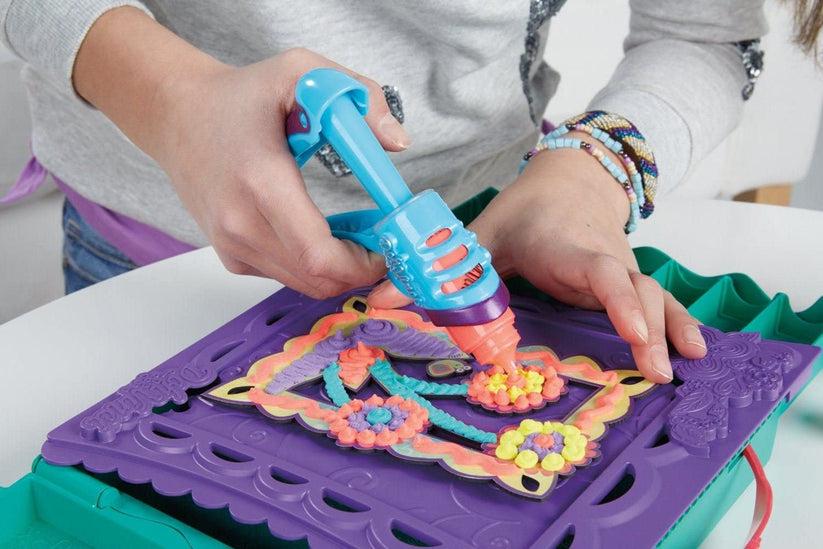 Play-Doh DohVinci Art Studio Easel & Storage Case - Evergreen Toy Store