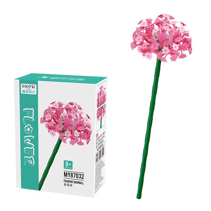Moyu Creative DIY Brick Garden Plant Toys Flowers Building Block Gift - Evergreen Toy Store