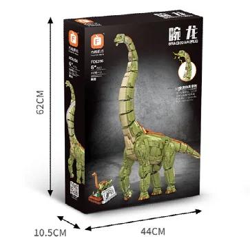 Dinosaur Building Blocks series brachiosaurus brick model with sound ...