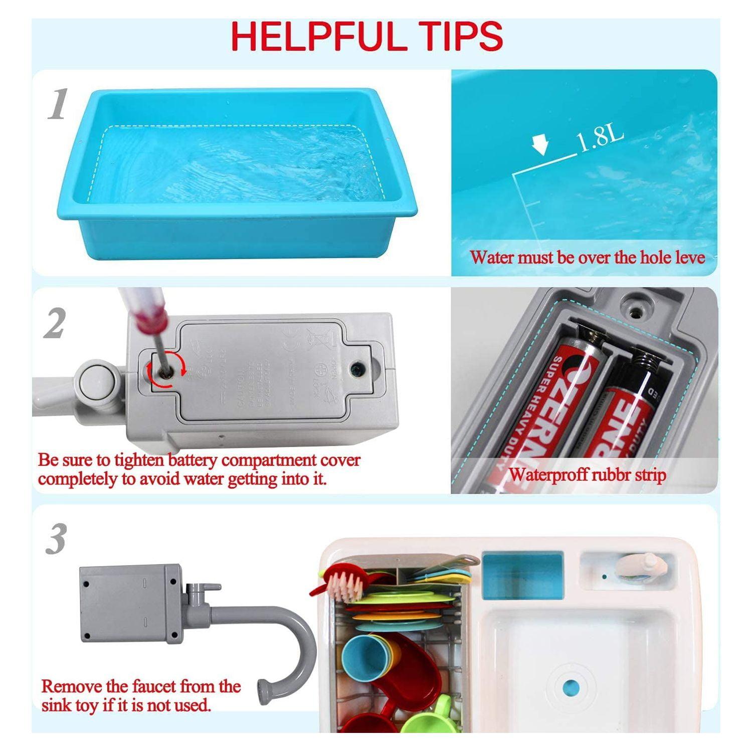 Frozen Children Kitchen Dish Washing Sink Set - Evergreen Toy Store