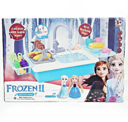 Frozen Children Kitchen Dish Washing Sink Set - Evergreen Toy Store