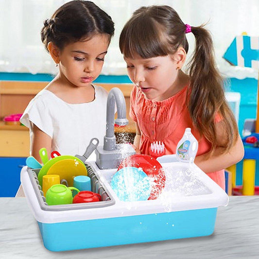 Frozen Children Kitchen Dish Washing Sink Set - Evergreen Toy Store