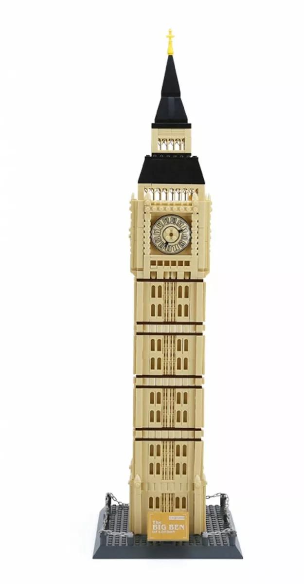 Big Ben Clock Tower Building Blocks London Architecture(1879PCS) - Evergreen Toy Store
