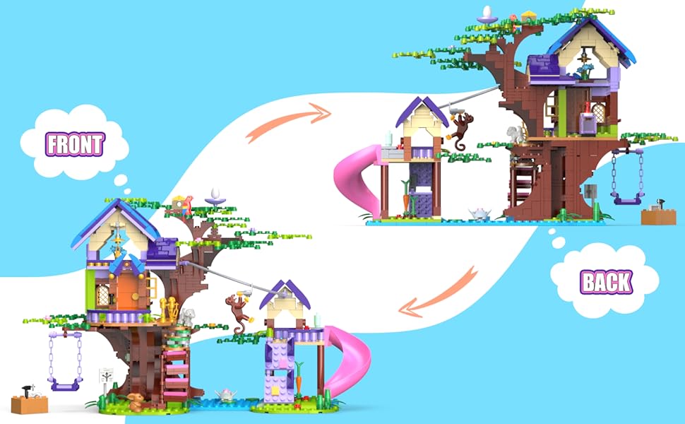 Tree house Building Blocks Set - Evergreen Toy Store