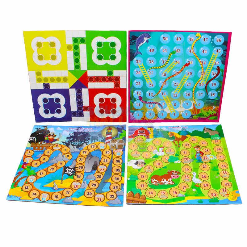 9 in 1 Holiday Family Travel Fun Board Games - Evergreen Toy Store
