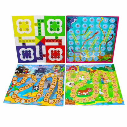 9 in 1 Holiday Family Travel Fun Board Games - Evergreen Toy Store