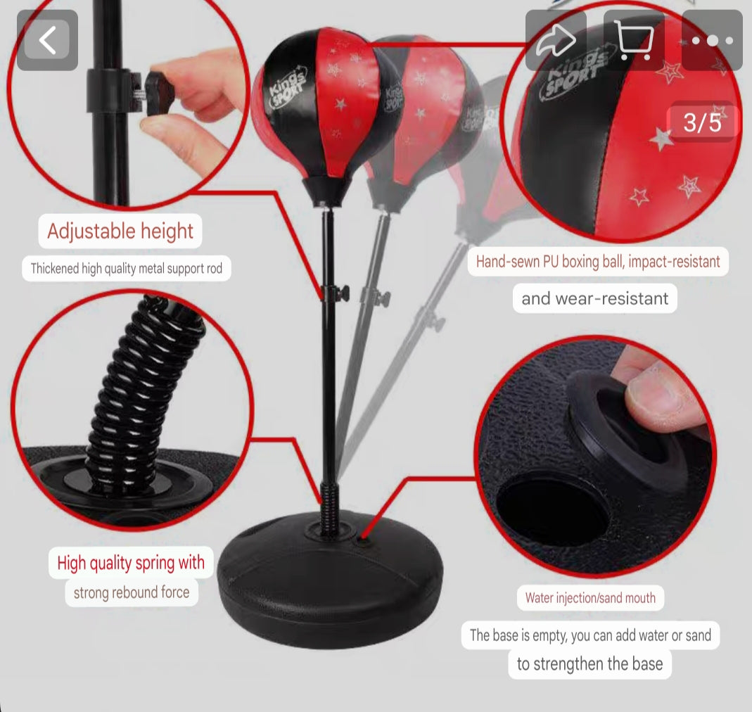 Boxing Game Punching Ball Set - Evergreen Toy Store