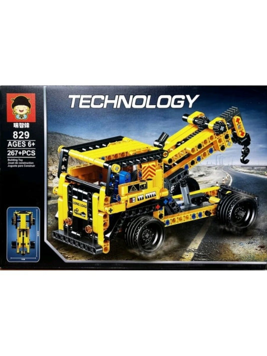 Technology Tow Truck Construction Building Blocks | 267PCS - Evergreen Toy Store