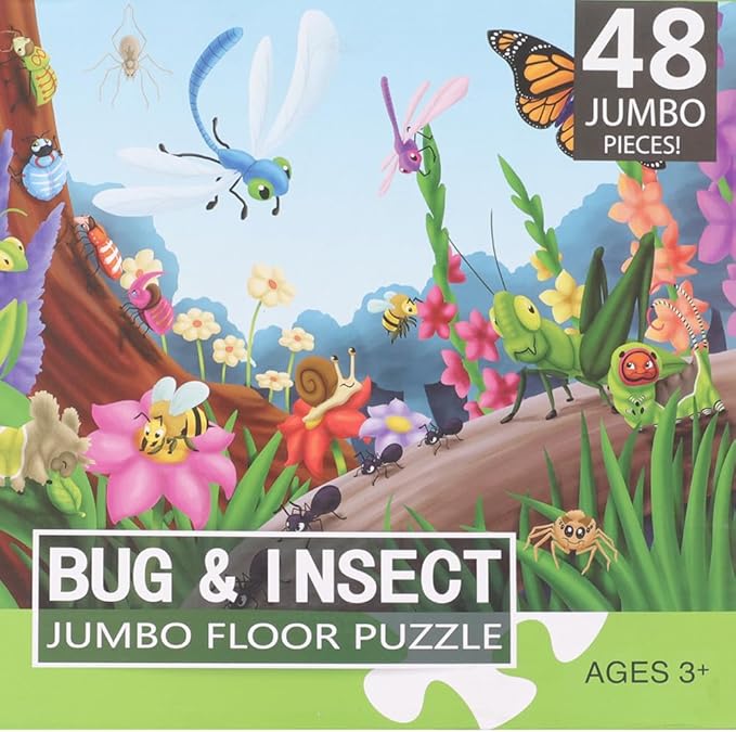 48pcs Jumbo Floor Puzzle DIY Educational Toys Puzzle for Kids - Evergreen Toy Store