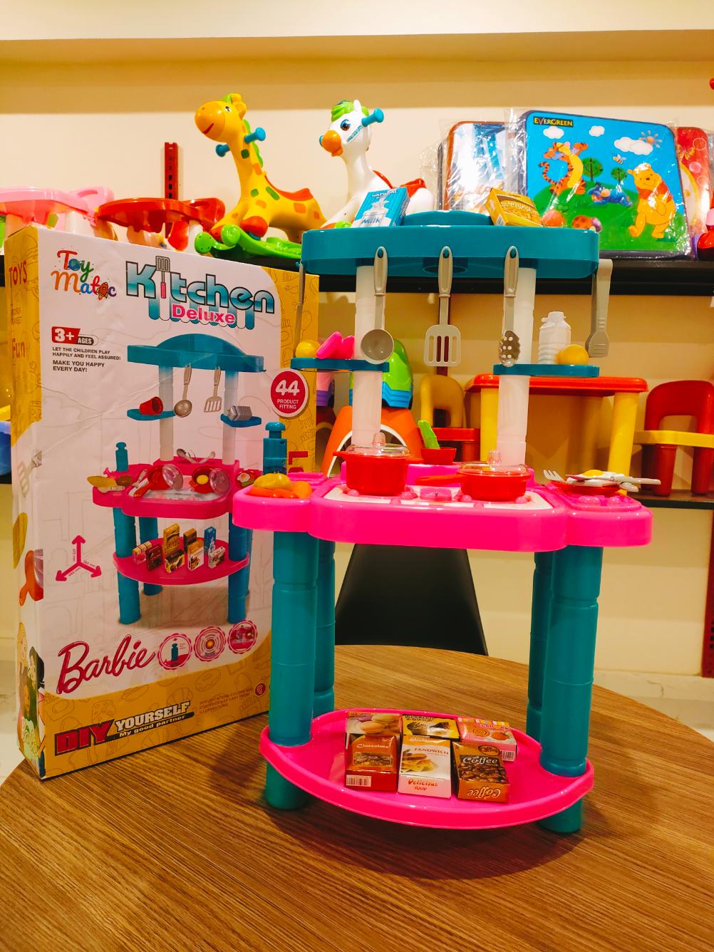 Toymatic Kitchen Deluxe Set for Girls - Evergreen Toy Store