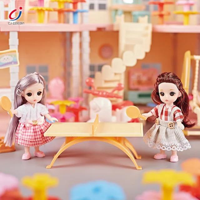 Doll House DIY Assembly Princess Villa Toy with 95PCS - Evergreen Toy Store
