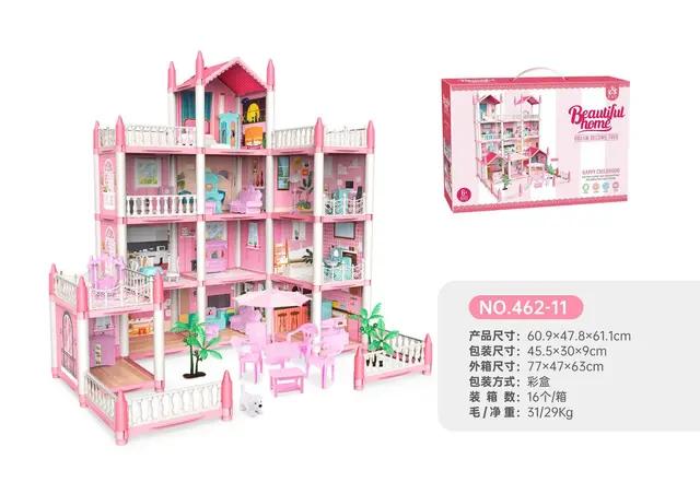Beautiful DreamHouse, Doll House Playset with 170+ Accessories - Evergreen Toy Store