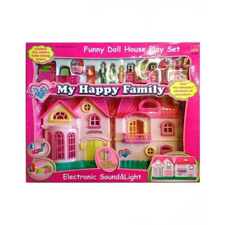 My Happy Family Doll House Play Set for Girls - Evergreen Toy Store