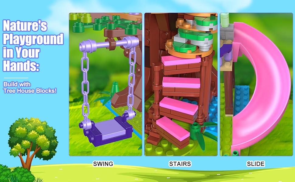 Tree house Building Blocks Set - Evergreen Toy Store