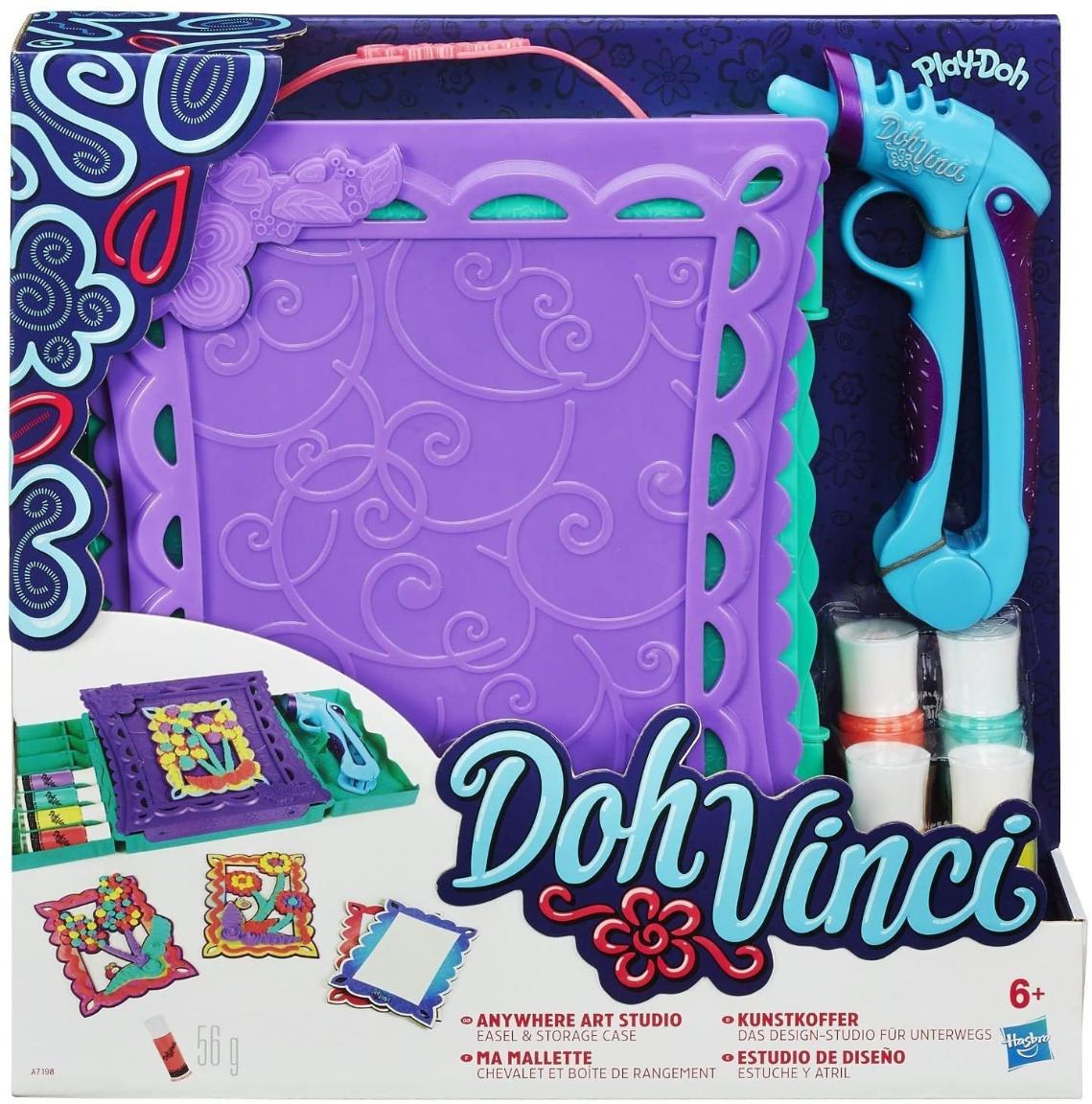 Play-Doh DohVinci Art Studio Easel & Storage Case - Evergreen Toy Store