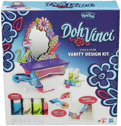 Play-Doh DohVinci Style & Store Vanity Design Kit - Evergreen Toy Store