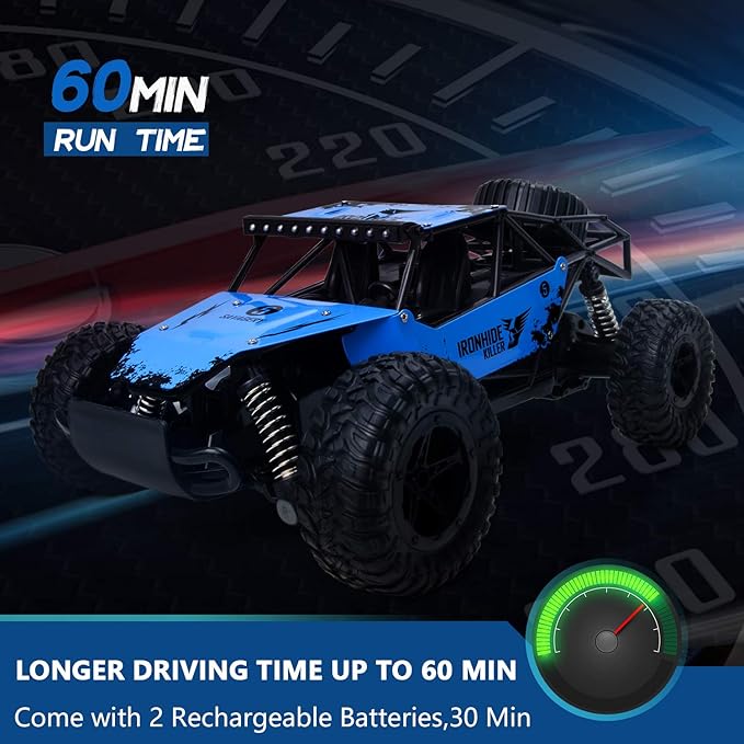 All Terrains Offroad Monster Remote Control Truck with Rechargeable Battery - Evergreen Toy Store