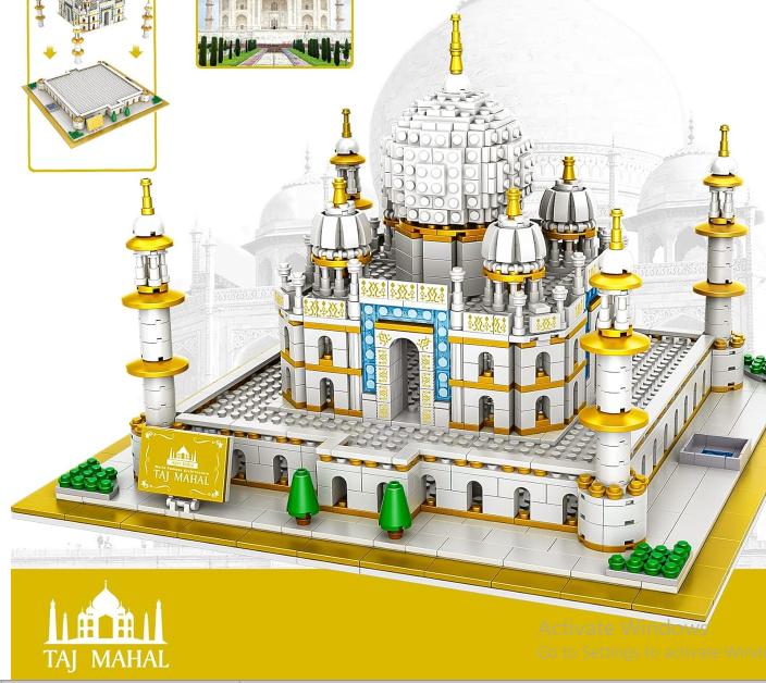 Taj Mahal Building Blocks Architecture | 2012PCS - Evergreen Toy Store