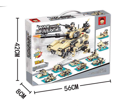 10in1 Tank Building Blocks Set - Evergreen Toy Store