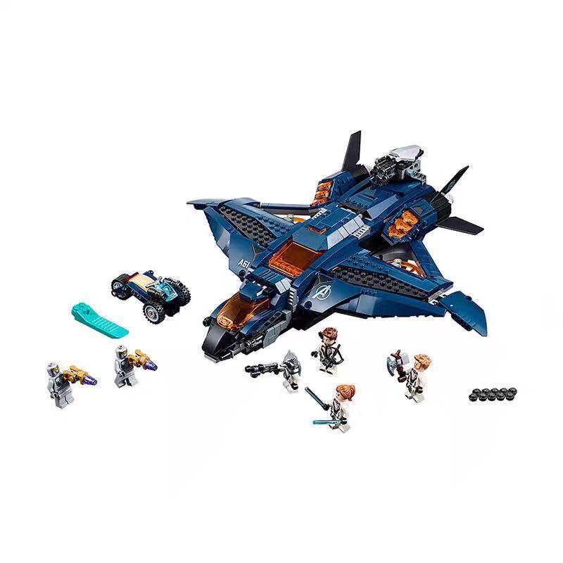 Avenger Fighter Heli Carrier Building Blocks Kit - Evergreen Toy Store