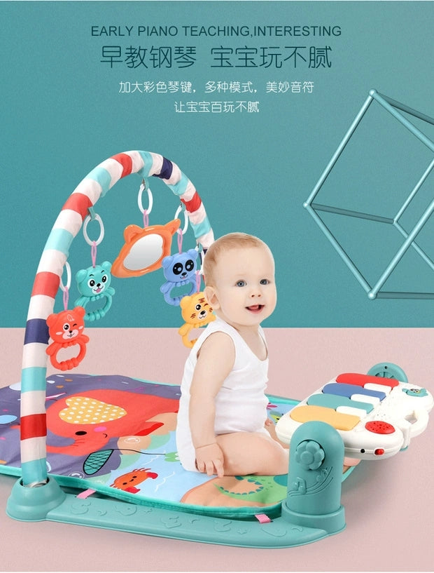 Evergreen Baby Tummy Time Activity Play Mat with Interactive Music Keyboard - Evergreen Toy Store