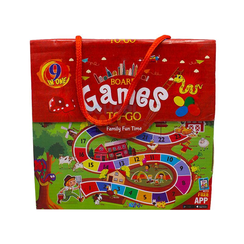 9 in 1 Holiday Family Travel Fun Board Games - Evergreen Toy Store