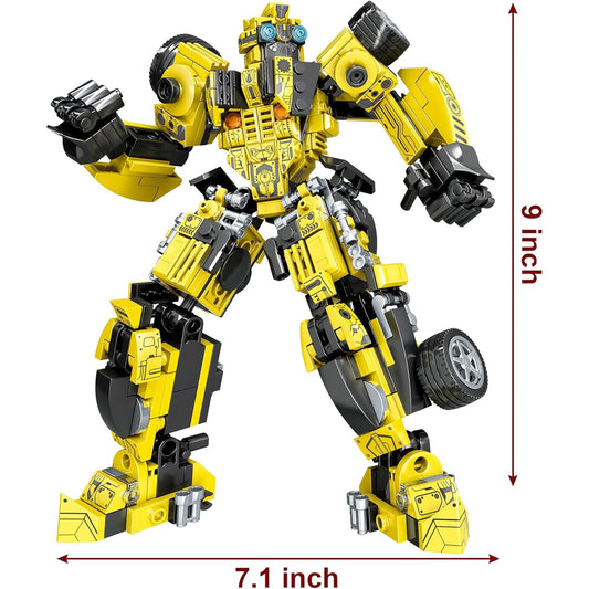 Robot Building Block Toy Set 2in1 Transforming Robot Car Building Brick - Evergreen Toy Store