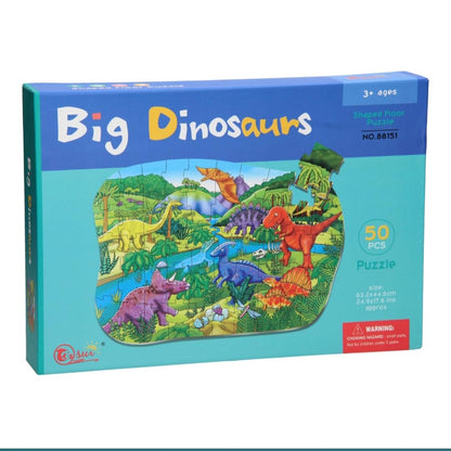 50 Pieces Big Dinosaurs Jigsaw Puzzle - Evergreen Toy Store